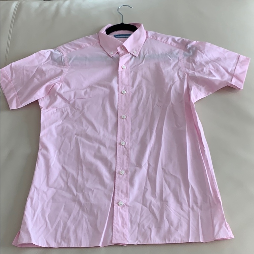 Men’s Seize sur Vingt Pink Short Sleeve Shirt - S